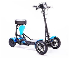 Four wheel electric mobility scooter